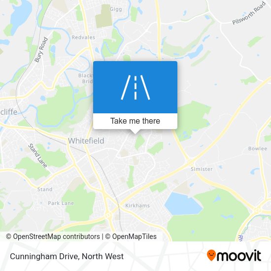 Cunningham Drive map
