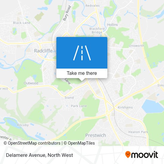 Delamere Avenue map