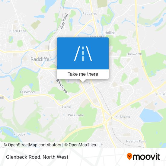 Glenbeck Road map