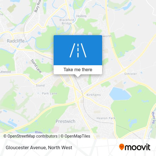 Gloucester Avenue map