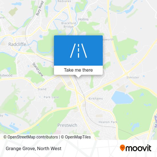Grange Grove map