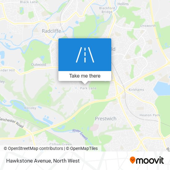 Hawkstone Avenue map