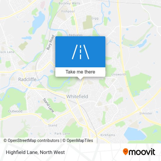 Highfield Lane map