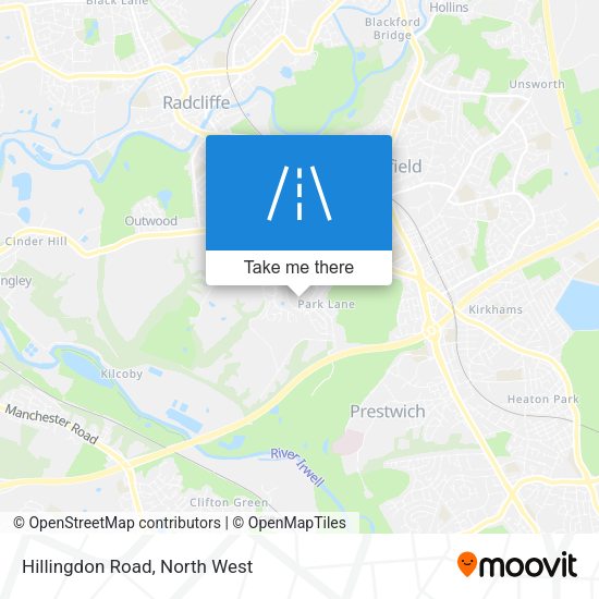 Hillingdon Road map