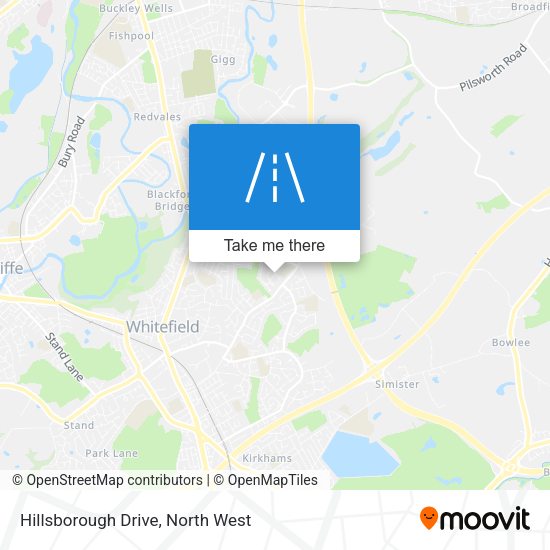 Hillsborough Drive map
