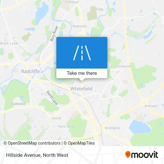 Hillside Avenue map