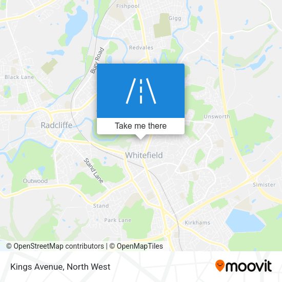Kings Avenue map