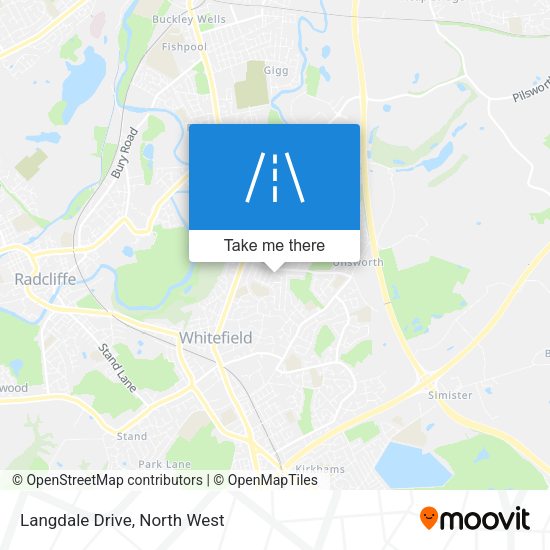 Langdale Drive map