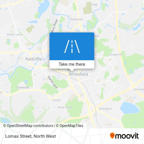 Lomax Street map