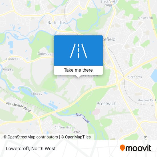 Lowercroft map