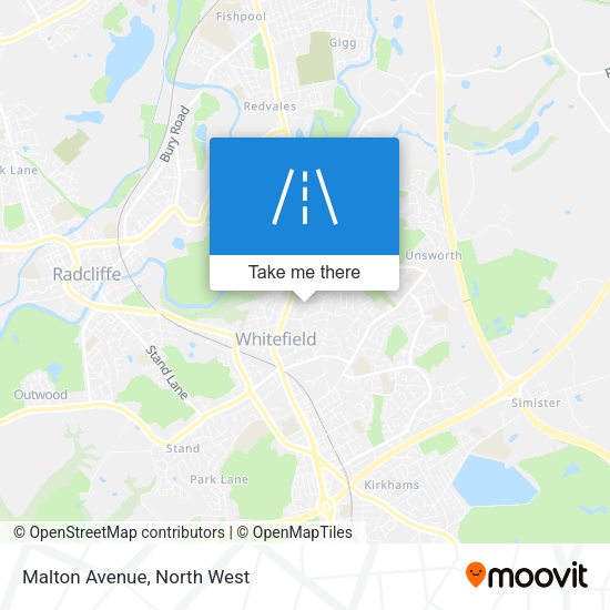 Malton Avenue map