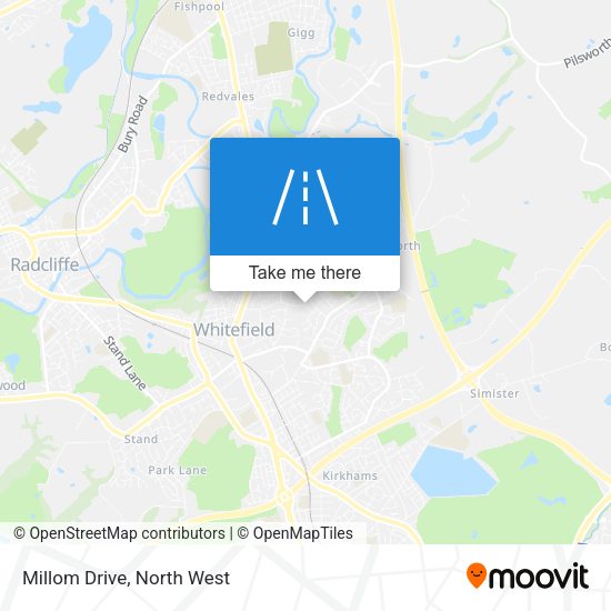Millom Drive map