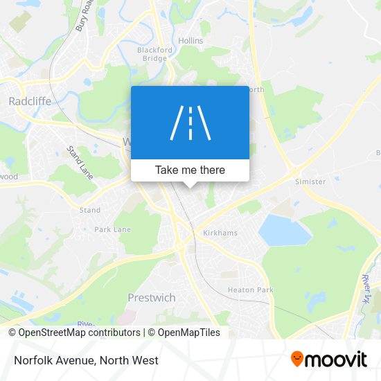 Norfolk Avenue map