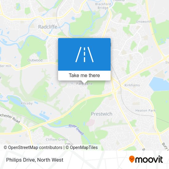 Philips Drive map