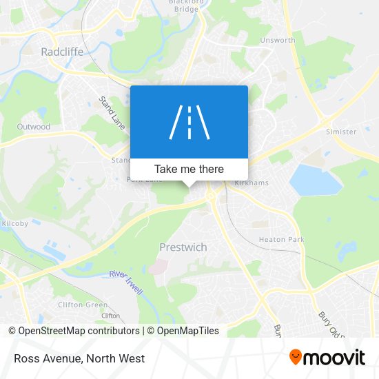 Ross Avenue map