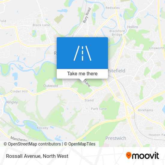 Rossall Avenue map