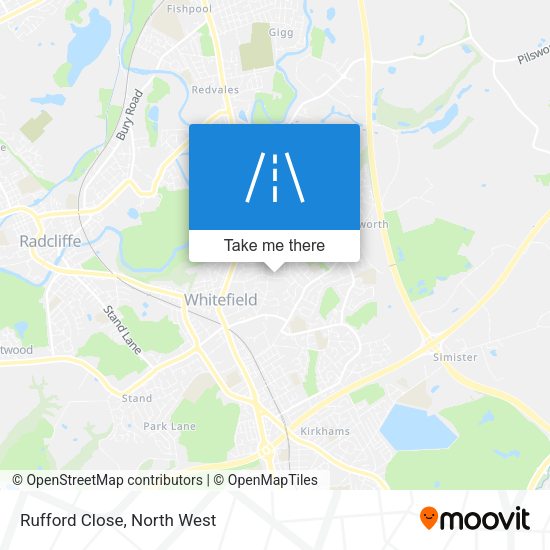 Rufford Close map