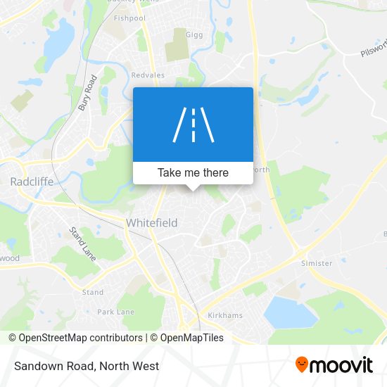 Sandown Road map