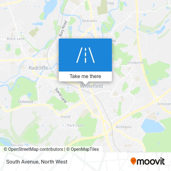 South Avenue map