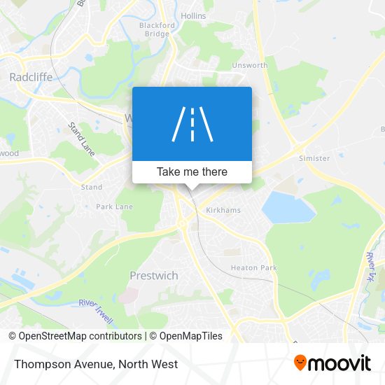 Thompson Avenue map