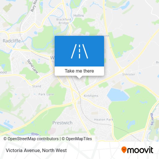 Victoria Avenue map