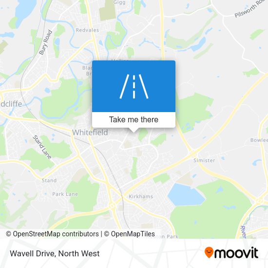 Wavell Drive map