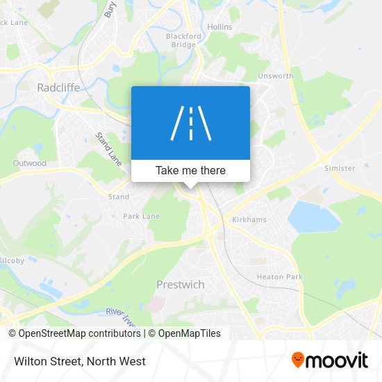 Wilton Street map