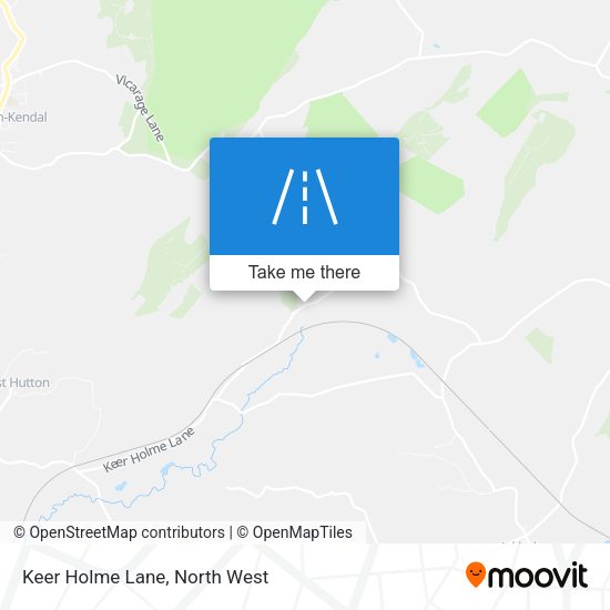 Keer Holme Lane map