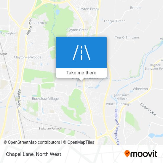 Chapel Lane map