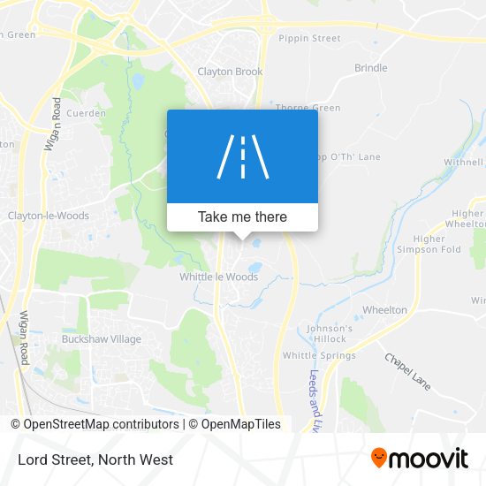 Lord Street map