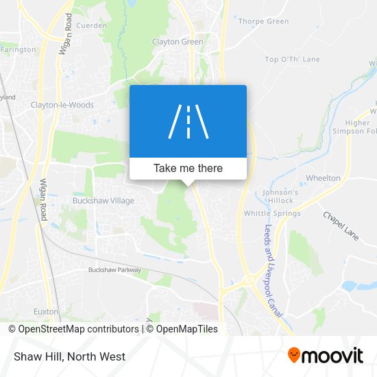 Shaw Hill map