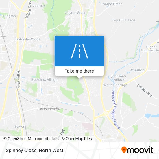 Spinney Close map