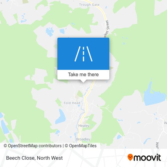 Beech Close map
