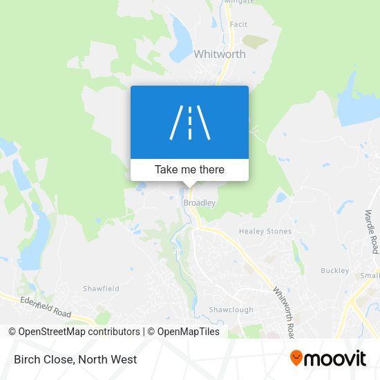 Birch Close map
