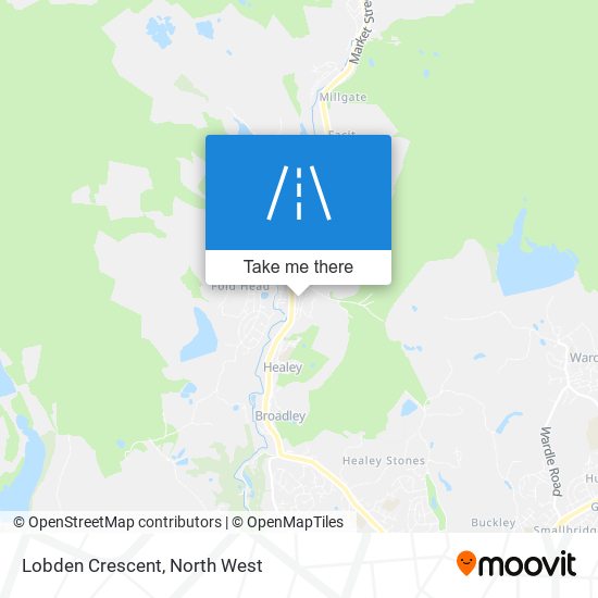 Lobden Crescent map