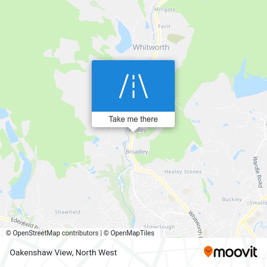 Oakenshaw View map