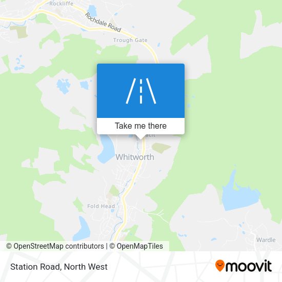Station Road map
