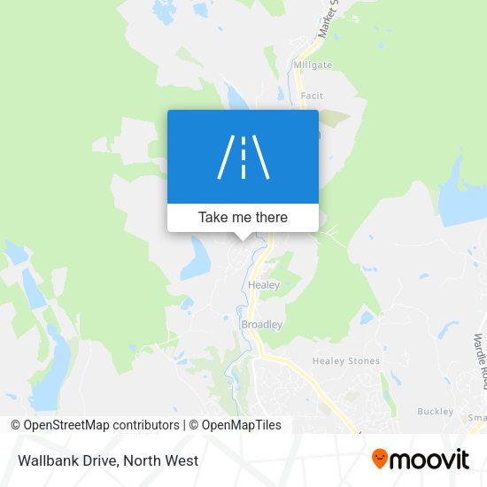 Wallbank Drive map