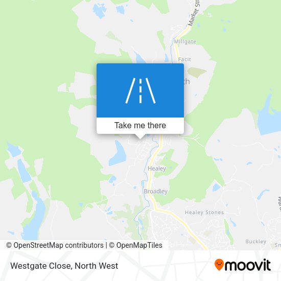 Westgate Close map