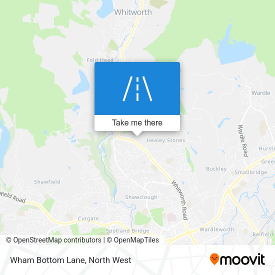Wham Bottom Lane map
