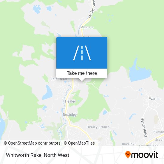 Whitworth Rake map