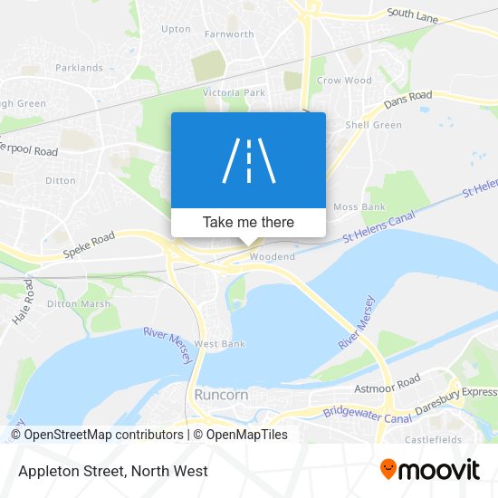 Appleton Street map