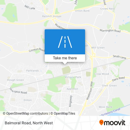 Balmoral Road map