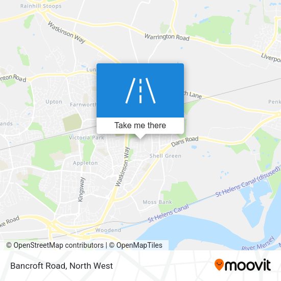 Bancroft Road map