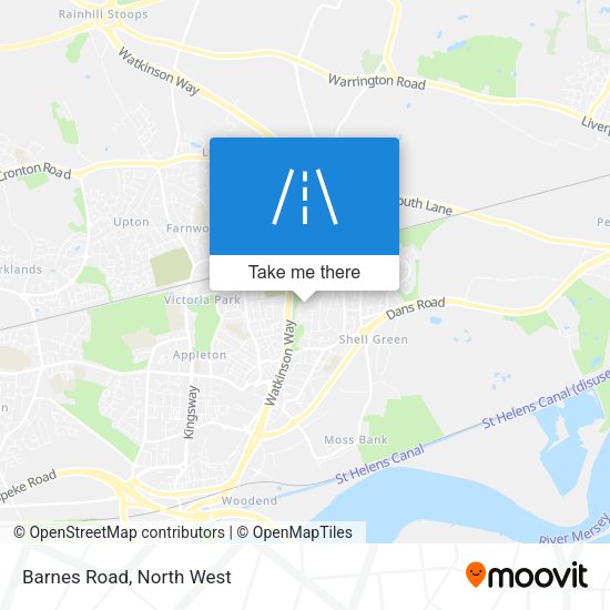 Barnes Road map