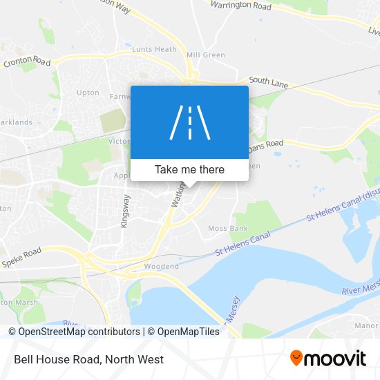 Bell House Road map
