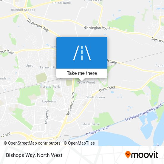 Bishops Way map