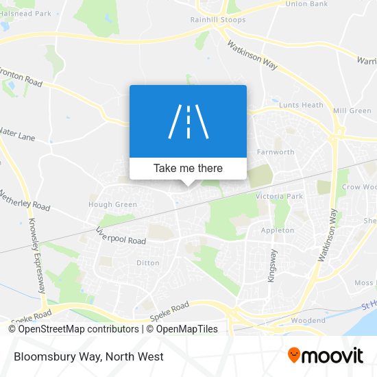 Bloomsbury Way map