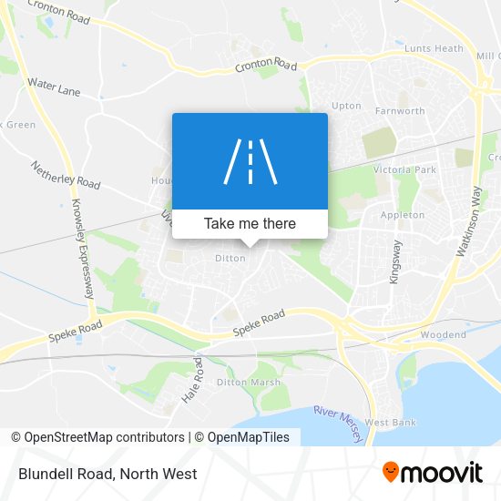 Blundell Road map