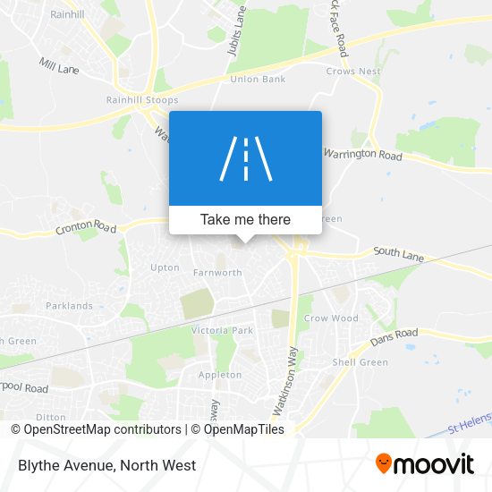 Blythe Avenue map